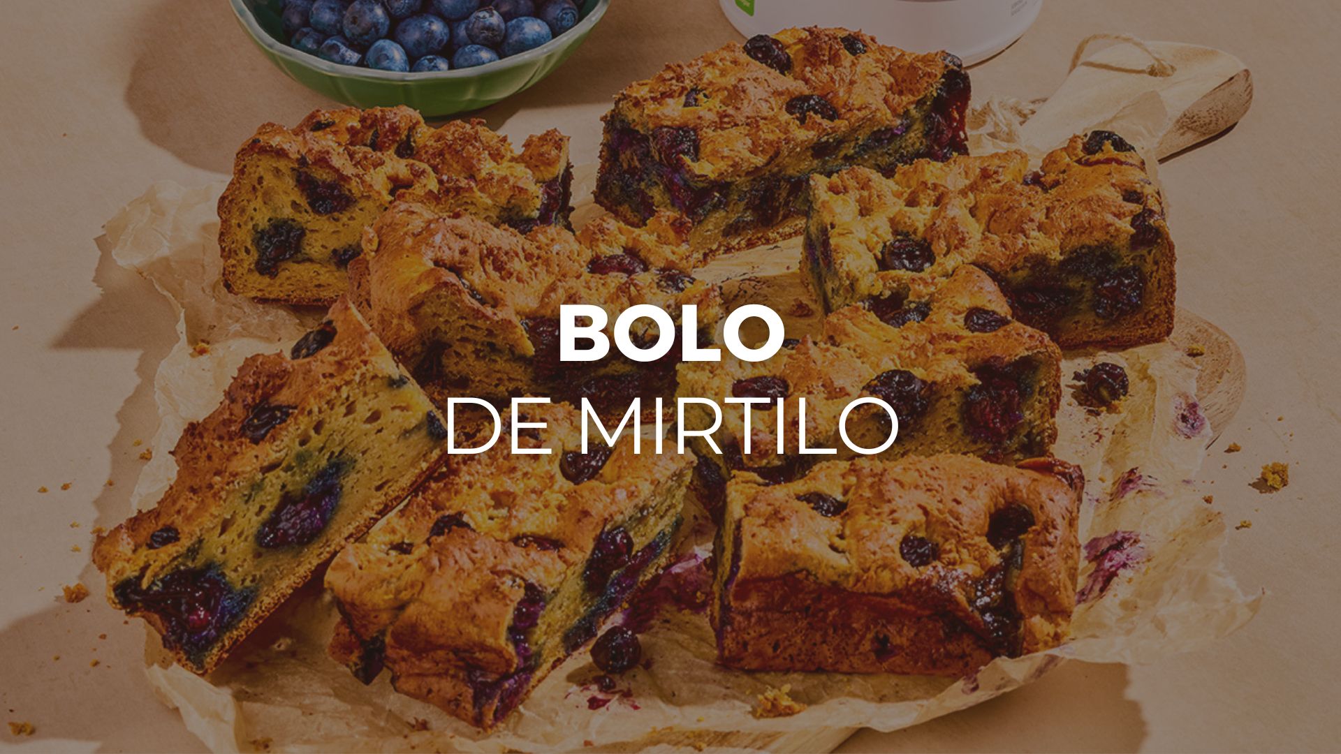 Bolo de Mirtilo 